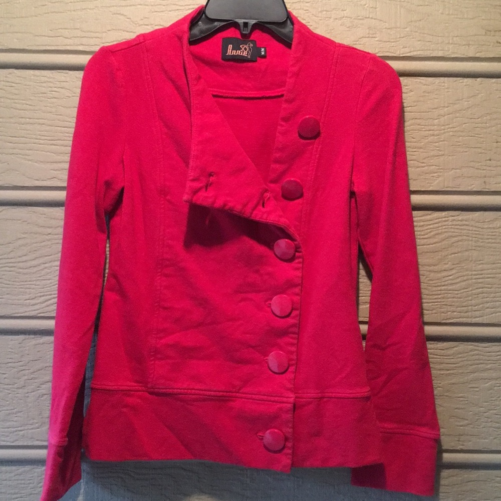 Annie 50 jacket sz M heart locket design NICE!!! - Picture 2 of 8